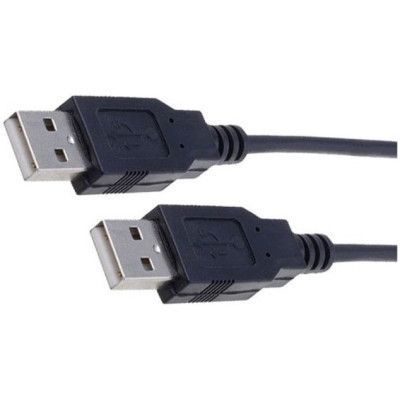 Дата кабель USB 2.0 AM/AM 1.0m Digitus (AK-300100-010-S) | Зображення 1
