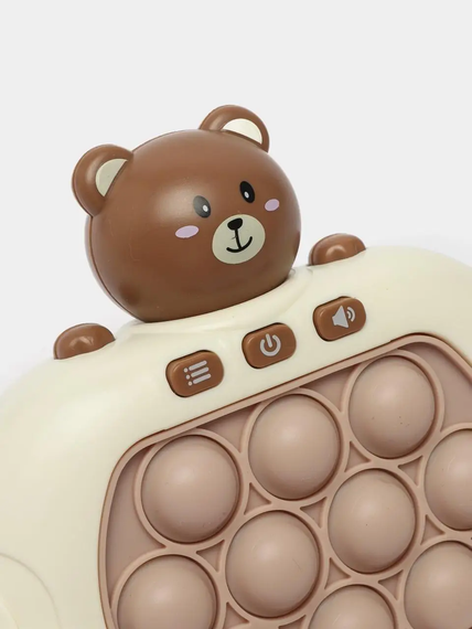 Іграшка-антистрес Pop it PRO Bear Brown | Зображення 3