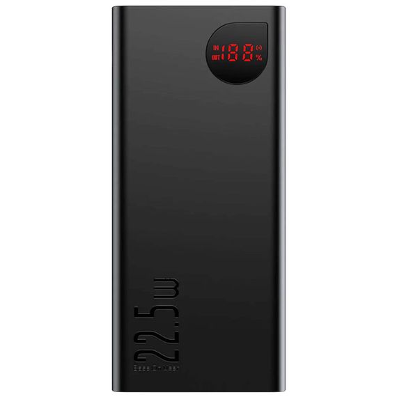 Портативний ЗП Power Bank Baseus Adaman Digital Display 22.5W 40000mAh (PPAD020101) Black