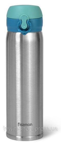 Термос Fissman Joranne Aquamarine 420мл из нержавеющей стали FN-9822