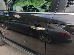 Накладки на ручки (4 шт., Нерж.) 2009-2014, Carmos, під кнопку для Ауди Q7 рр