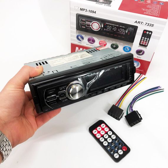 Автомагнітола зі знімною панеллю MP3 1094 з Bluetooth та пультом / Магнітола в машину / Автомобільна | Зображення 9