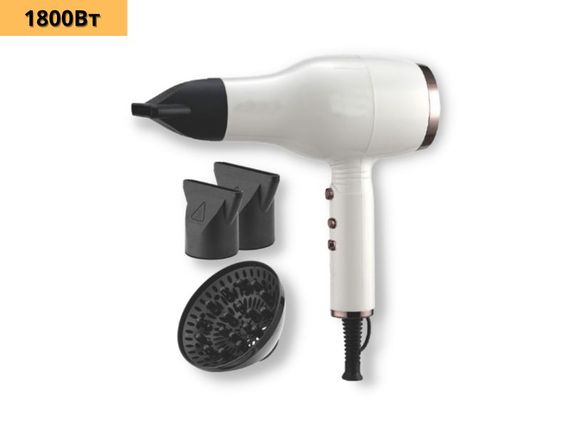 Фен для укладання волосся професійний з насадками XPRO 37002 білий (41008-DSP-37002) | Зображення 1