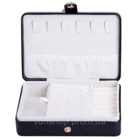 Шкатулка для украшений из эко кожи 16×11×4.7 см органайзер для ювелирных изделий HP-5-30B