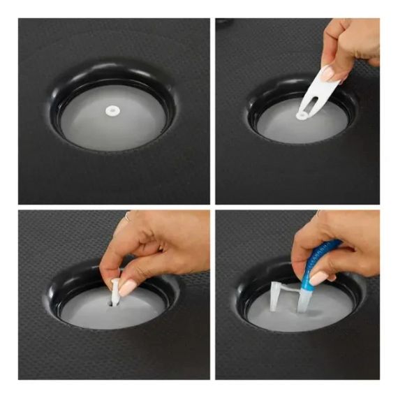 Гімнастична напівсфера для фітнесу, балансувальна подушка, PF-02 платформа 60 см Фіолетова | Зображення 1