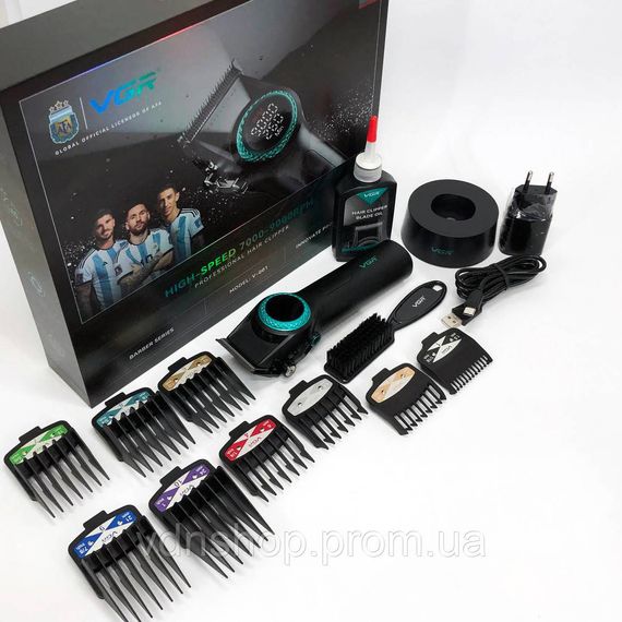 Електронна машинка для стрижки VGR V-001, Класна машинка для стрижки волосся Набір машинок WO-25 | Зображення 1