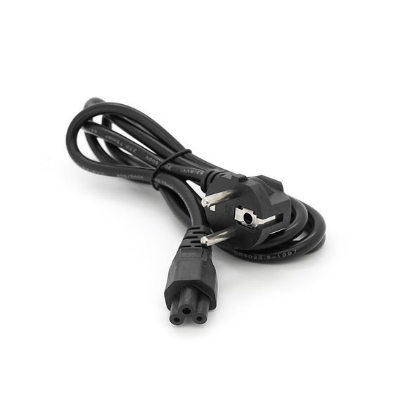 Кабель питания Schuko PC-186 CEE7/17-IEC C5.1.5M,0.75mm,для ноутбука,OEM Q250