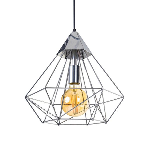 Світильник підвісний (люстра) Prism P315 Срібло, Atmolight