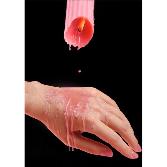 Свічка низькотемпературна рожева Low temperature wax candle 150 г | Зображення 3