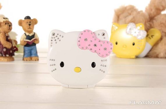 Детский Мини Мобильный Телефон Hello Kitty (Белый) | Зображення 2