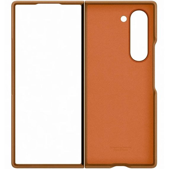 Кожаный чехол Leather Case (AAA) для Samsung Galaxy Z Fold6 | Зображення 5