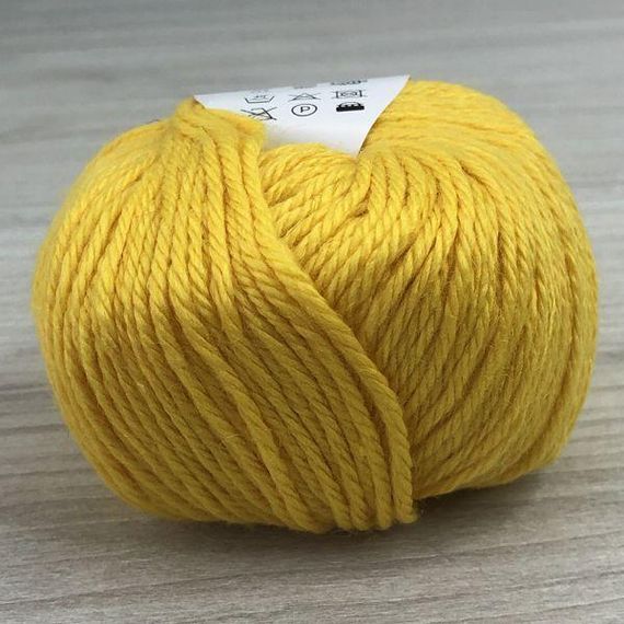 Пряжа Gazzal – Baby Wool XL колір 812 Жовтий | Зображення 1