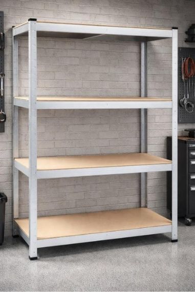 Стеллаж металлический Siker G8030 160x80x30 см 4 полки для склада, гаража и дома 42412243 | Зображення 8