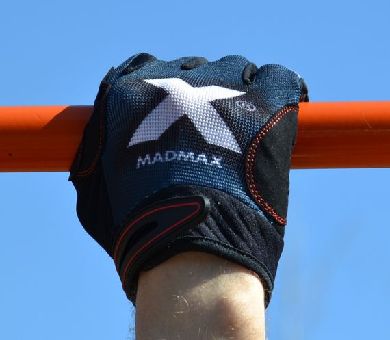 Рукавички для фітнесу MadMax MXG-102 X Gloves Black/Grey/White M | Зображення 8
