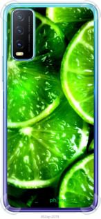 Чохол на Vivo Y20 Зелені часточки лимона "852sp-2078-2448"