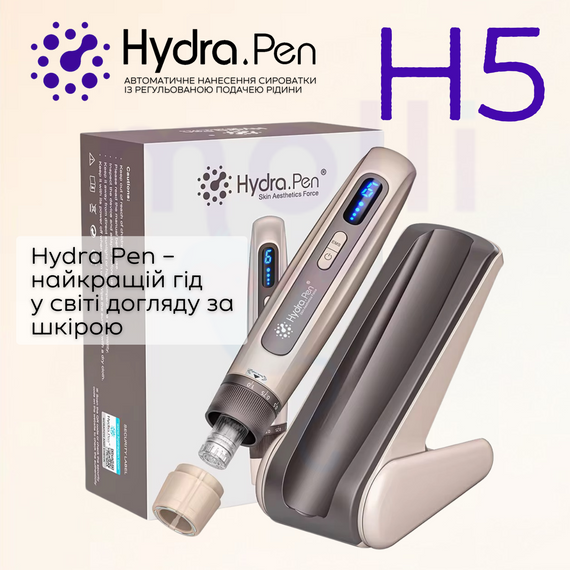 Бездротовий Автономний Дермапен Hydra Pen Електричний Мезороллер з Подачою Сироватки та Функцією EMS Для Обличчя і Тіла H5 | Зображення 8
