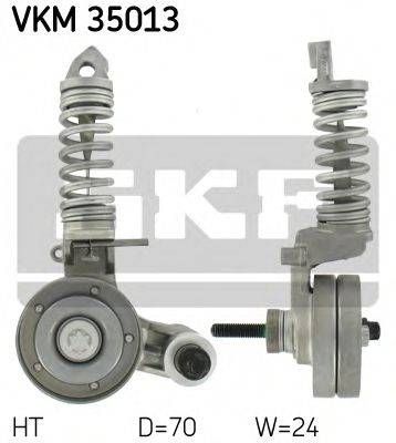 Натяжний ролик, поліклінового ременя (Вир-во SKF) SKF VKM35013 на OPEL CORSA D