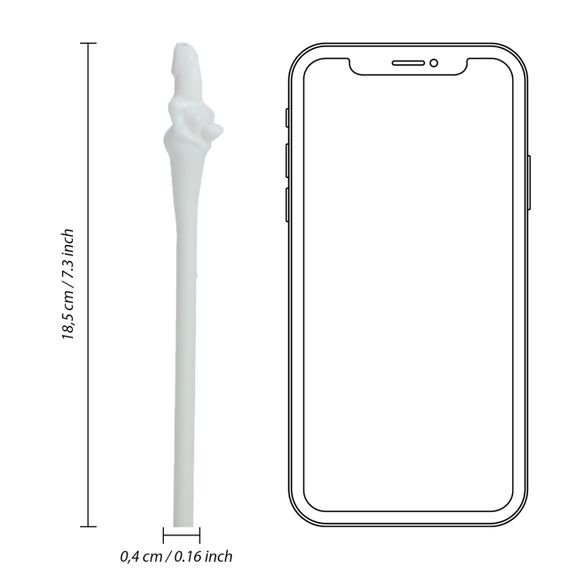 Соломинки для пар - чорно-білі Couples Straws Sex Aura | Зображення 2