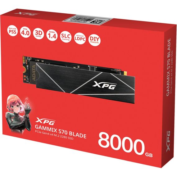 Накопичувач SSD M.2 2280 8TB ADATA (AGAMMIXS70B-8000G-CS) | Зображення 3
