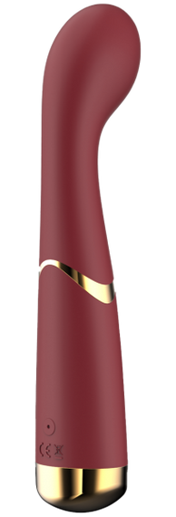 Вібратор для точки G Dream toys Romance Lucy, марсаловий, 19.5 х 3.8 см sexstyle | Зображення 1