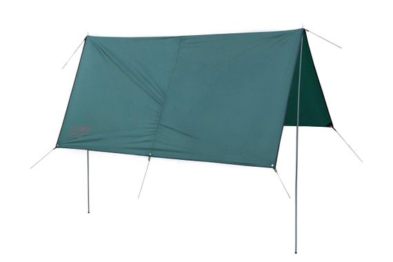 Тент туристичний Tramp Tent 3х3 зелений, тент трамп зі стійками для кемпінгу, риболовлі