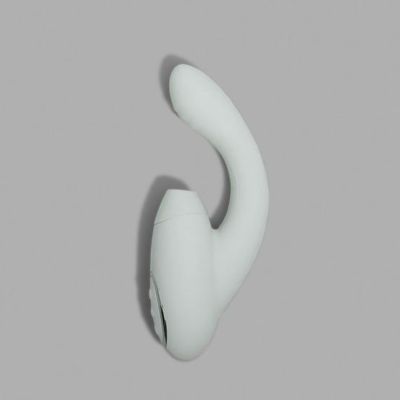 Бесконтактный вибратор с двойной стимуляцией и подогревом Sweet Em, серый sexstyle | Зображення 3