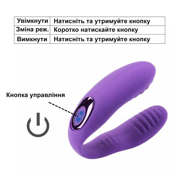 Двойной вибратор черного цвета  (USB) | Зображення 5