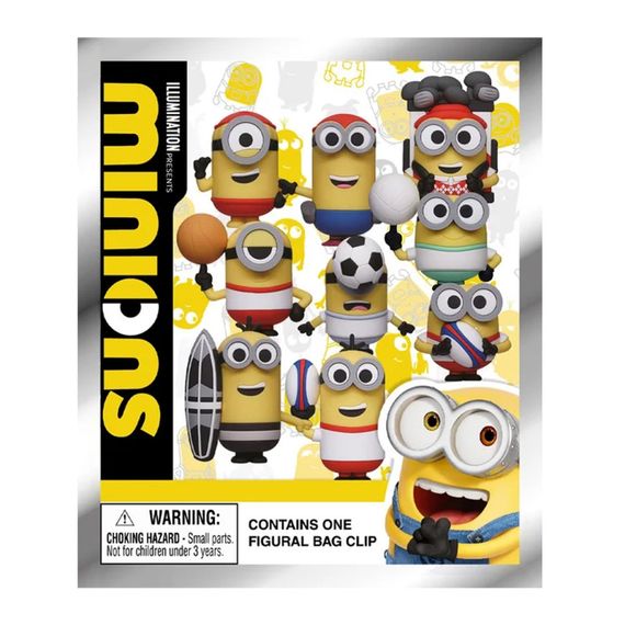 Игровая фигурка-сюрприз на клипсе 76205 серия "Спортивные миньйоны"