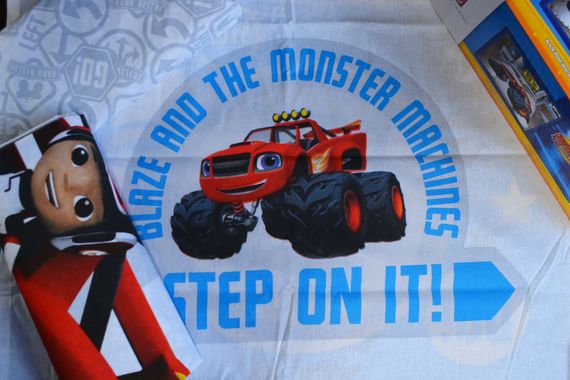 Постільна білизна TAC Disney 160×220 см Blaze Road Rescue | Зображення 3