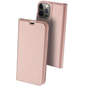 Чохол-книжка Dux Ducis з кишенею для візиток для Apple iPhone 14 Pro (6.1") Rose Gold