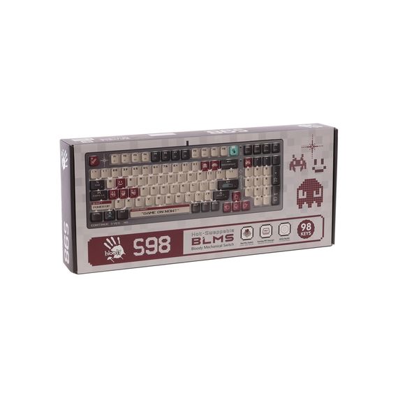 Клавіатура A4Tech Bloody S98 USB Pixels Red (4711421001120) | Зображення 3