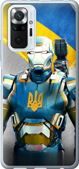 Чехол на Xiaomi Redmi Note 10 Pro Украинский киборг "980u-2297-17620"