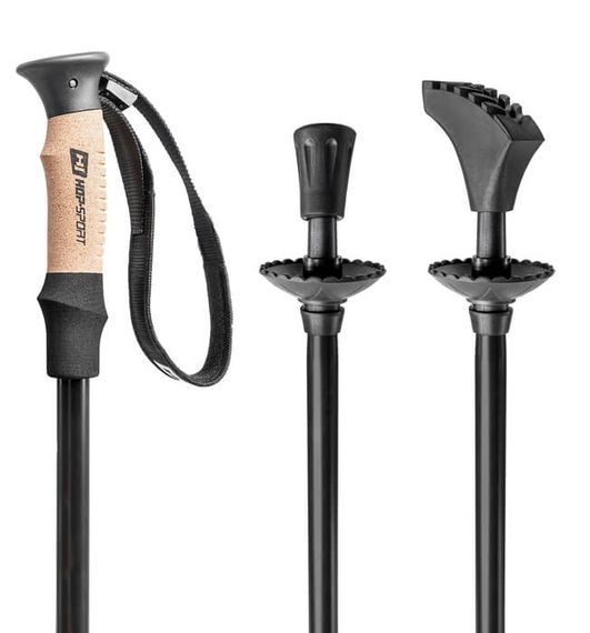 Трекінгові палиці Hop-Sport Nordend Pro чорні | Зображення 5