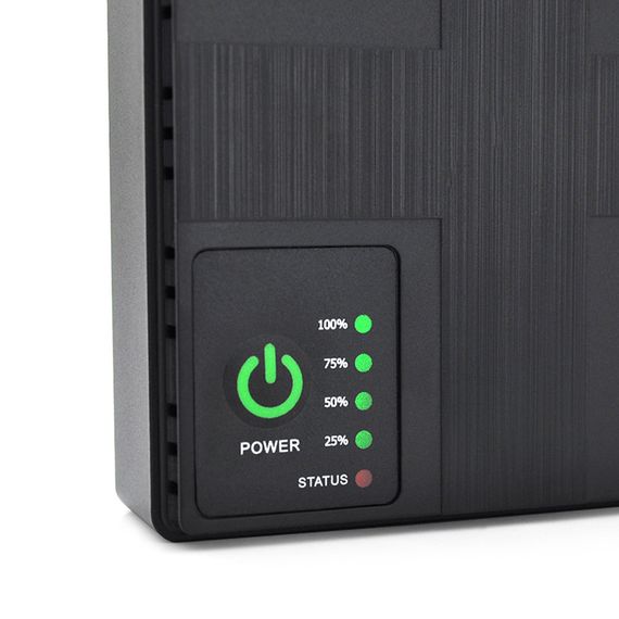 UPS-18W для роутеров/коммутаторов/PON/POE-430, 5//9/12V, 1/2A, Li-ion 8800MAh, Black, BOX | Зображення 4