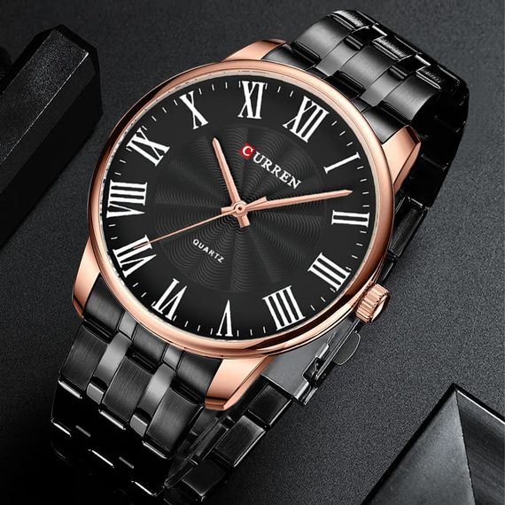 Curren 8422 Black-Gold | Зображення 1