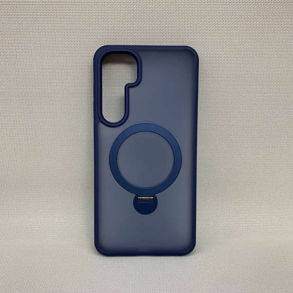 Чохол Wlons Hybrid Magnetic MagSafe матовий протиударний PC+TPU для Samsung Galaxy S25 Plus Синій