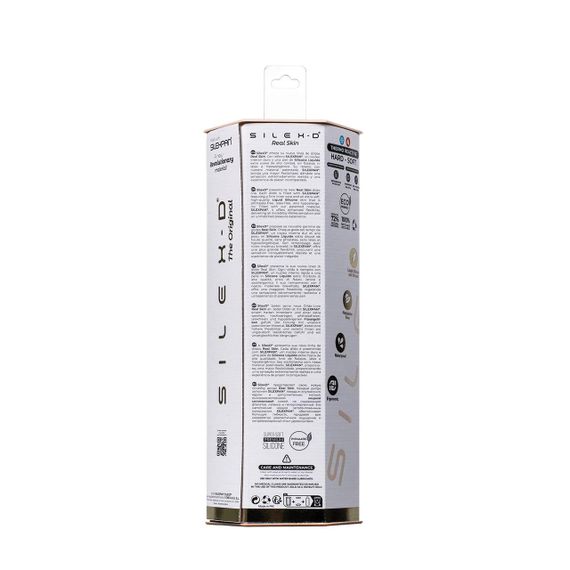 Фалоімітатор SilexD Johnny Real Skin Flesh (7in MODEL 1), суперсофт-силікон+Silexpan, діаметр 3,8см Sex Aura | Зображення 9