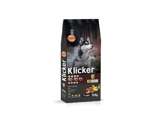 Сухий корм Klicker Холістик беззерновий для цуценят з Ягням 12 Кг
