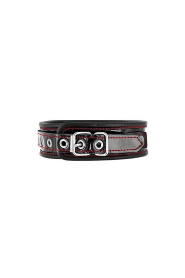 Нашийник з натуральної шкіри Fetish Tentation Premium Patent leathe chocker | Зображення 1