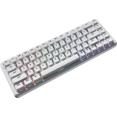 Клавиатура Ajazz AK680 MAX Magnetic Switch RGB USB White (AK680-WM-W-A) | Зображення 1