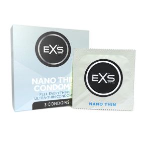 Презервативи - EXS Nano Thin, 3 шт.