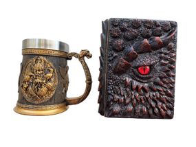 Подарунковий набір Кухоль 3D Скандинавські Боги та Блокнот 3D «Око Пламінного Дракона»