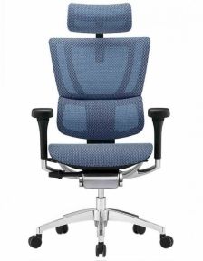 Кресло компьютерное MIRUS-IOO 2 (IOOE2-AB-HAM-5D-L) сетка Т-168-B4 Cobalt