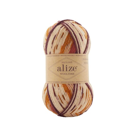 Шкарпеткова пряжа Alize Wooltime, 11022