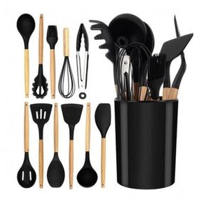 Приборы для кухни UNIQUE, Предметы кухонной утвари, Кухонный набор з подставкой, Кухонная утварь NA-57