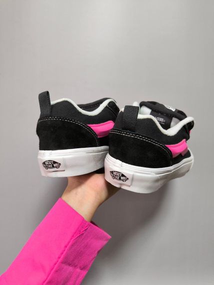 Кроссовки Vans Knu Skool Black Pink весна/лето/осень R174 37 23.5 см | Зображення 1