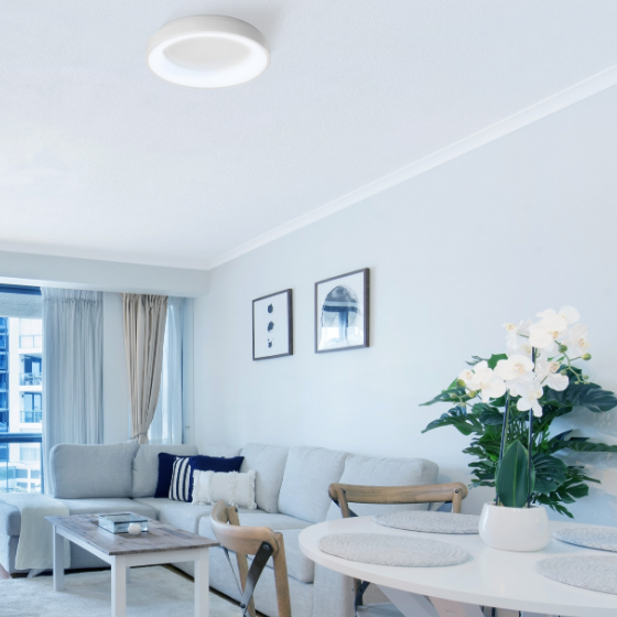 LED Светильник настенно-потолочный 72W 2700-6000К 220V кольцевой VLE-ERC-72W Videx | Зображення 3