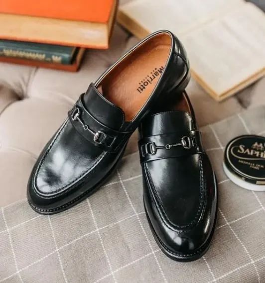 Кожаные лоферы туфли 40 размер | Зображення 3