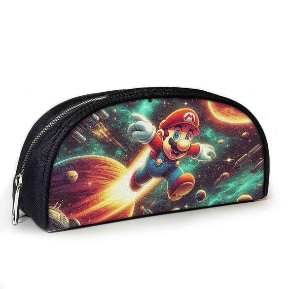 Пенал шкільний з принтом Супер Маріо 23х10х8 см з принтом для хлопчика (3813)