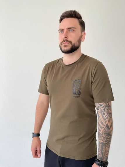 Футболка Jordan хакі | Зображення 3